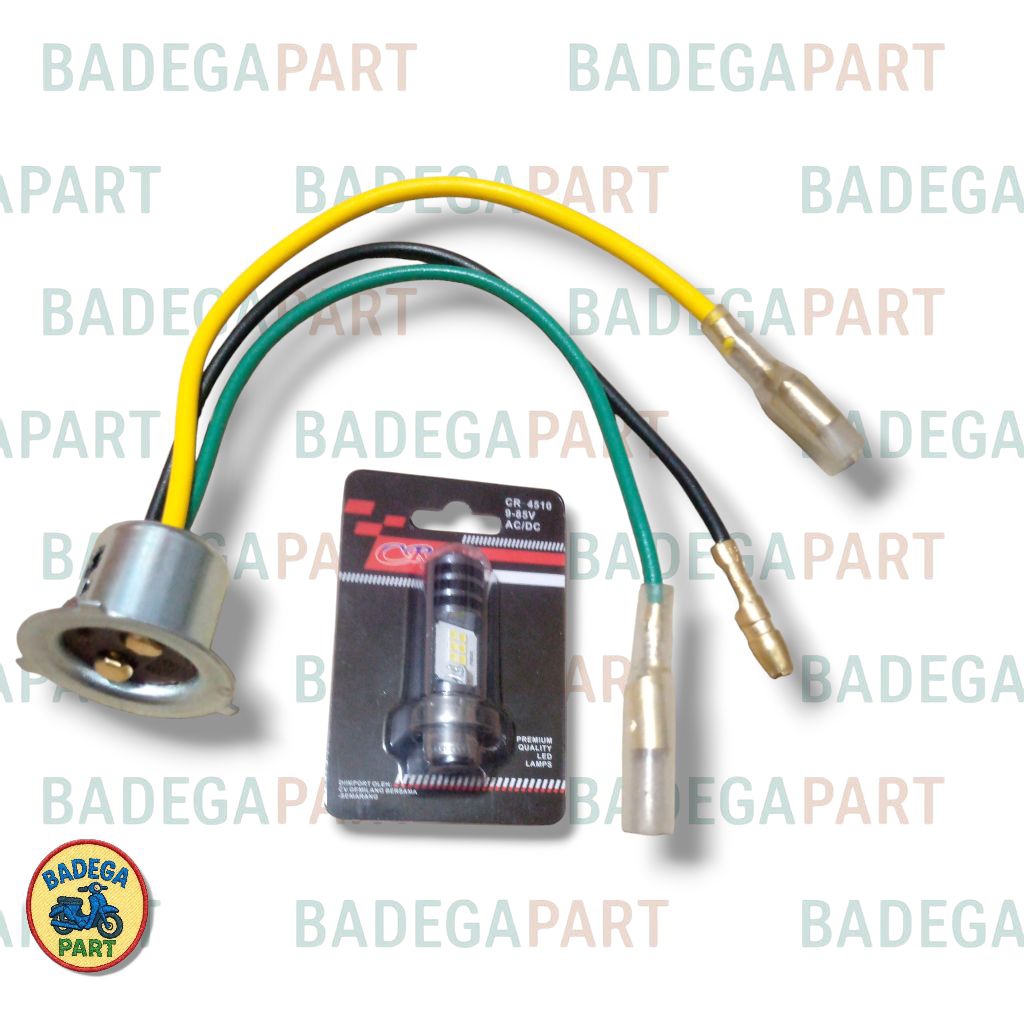 pitting socket lampu depan utama Yamaha Mio sporty/smile/garnis/Vega/Vega R/Jupiter z/Jupiter MX old
