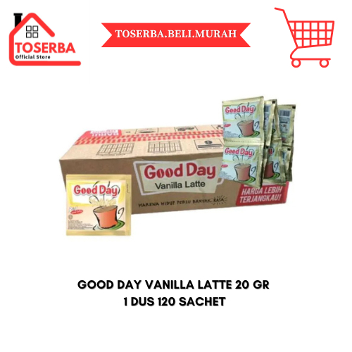 

[READY STOCK] PROMO GOOD DAY VANILLA LATTE 20gr 1 DUS 12 RENCENG