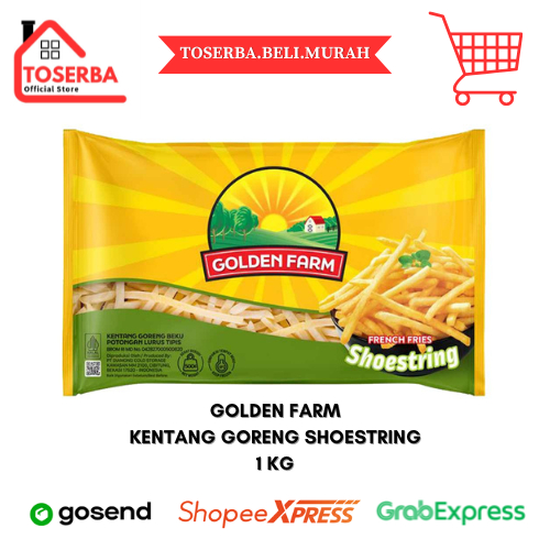 

[KIRIM INSTAN] PROMO KENTANG GORENG FRENCH FRIES SHOESTRING GOLDEN FARM 1 KG
