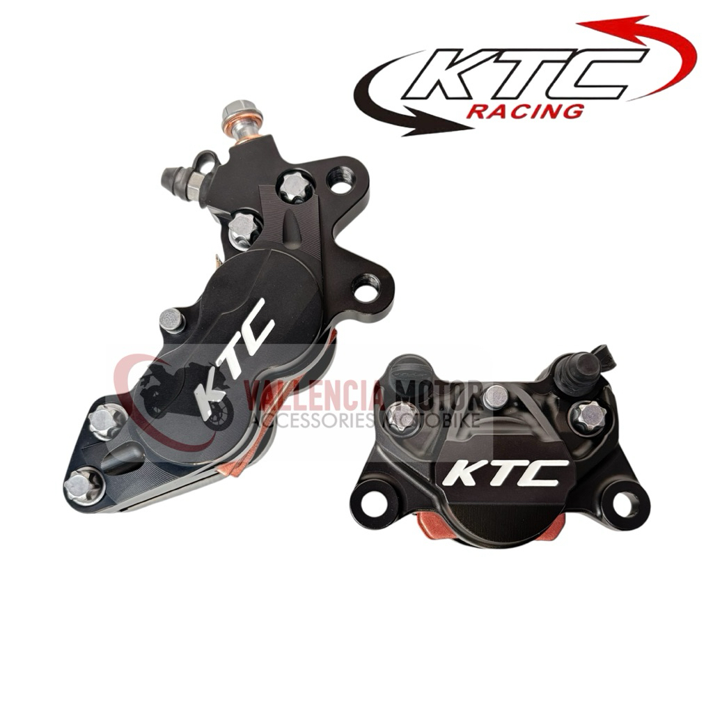 KALIPER KTC DEPAN BELAKANG 4P & 2P PISTON NMAX AEROX LEXI XMAX NON BREKET KTC RACING ORIGINAL