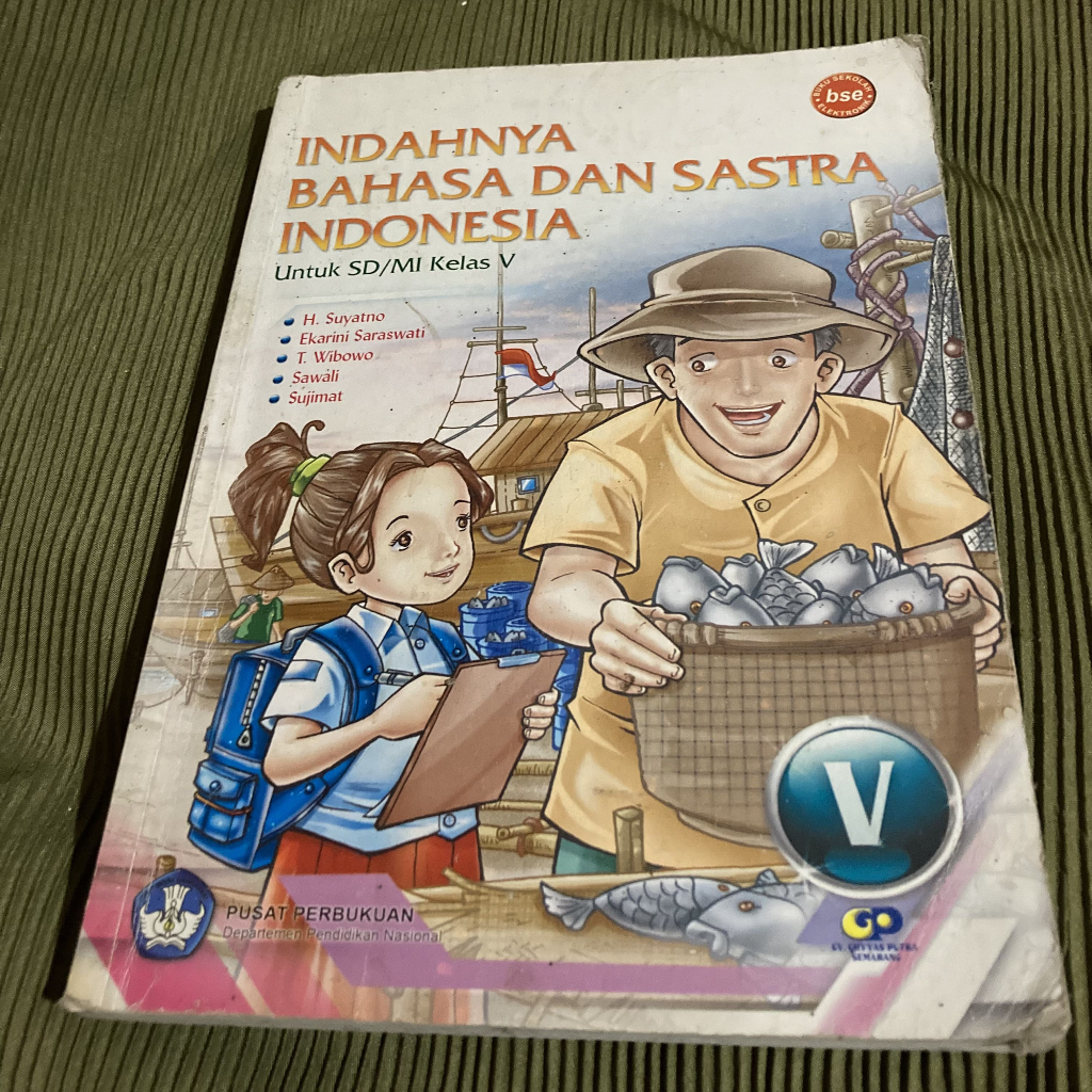 Preloved Buku Indahnya Bahasa dan Sastra Indonesia Kelas 5