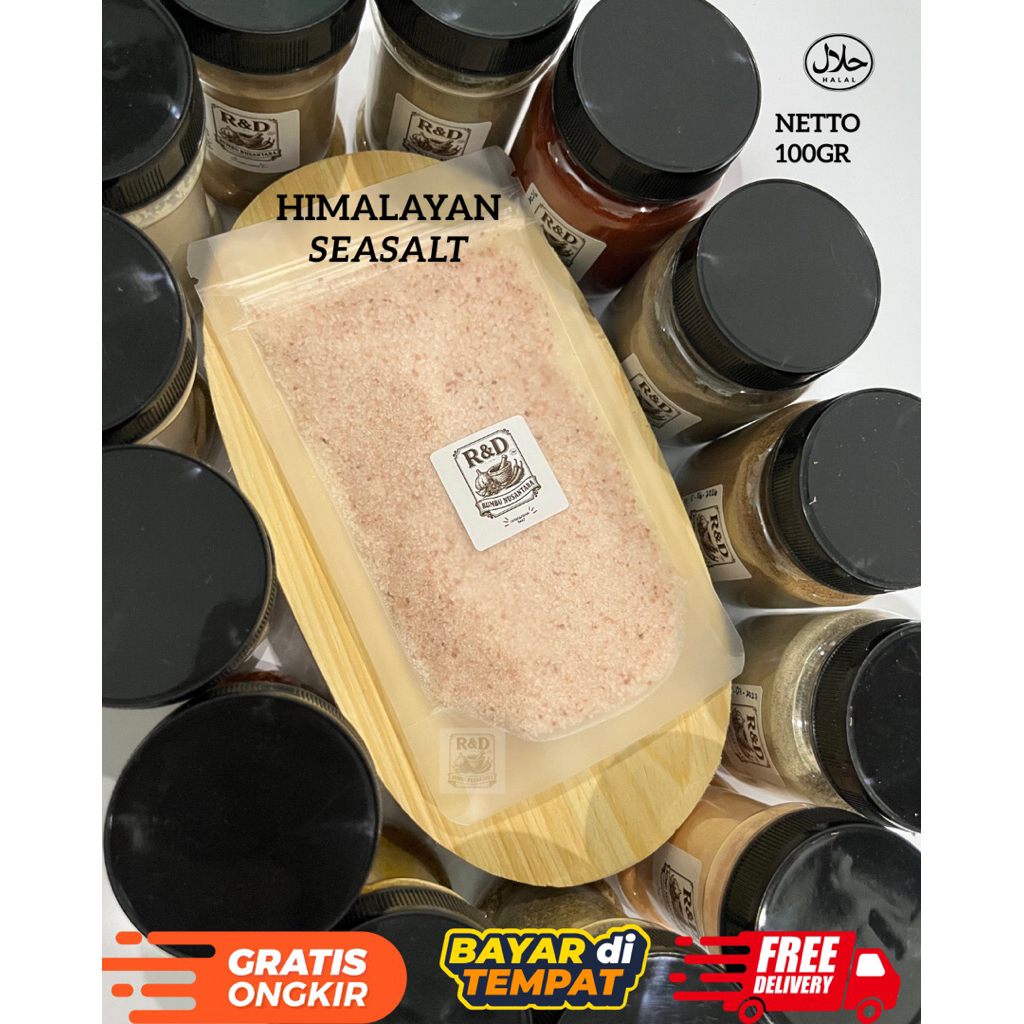 

Garam Himalaya / himalayan pink salt Rempah Asli 100%