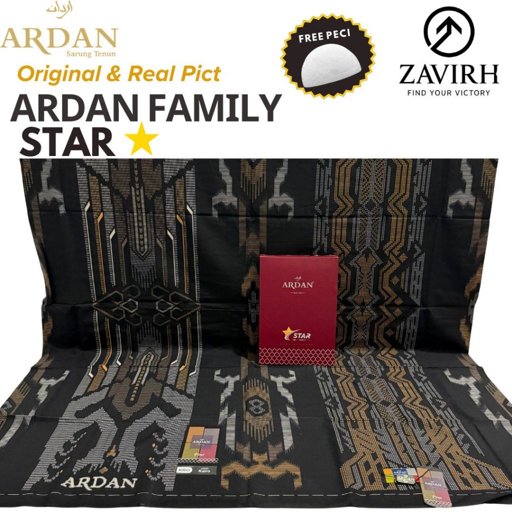 SARUNG ARDAN FAMILY STAR BY KETJUBUNG