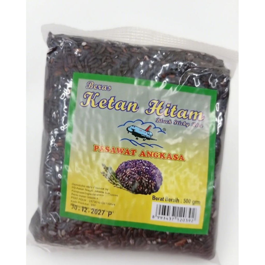 

Beras Ketan Hitam Pesawat Angkasa 500 Gram