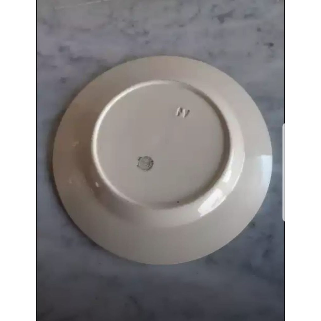 piring motip bunga kangkung