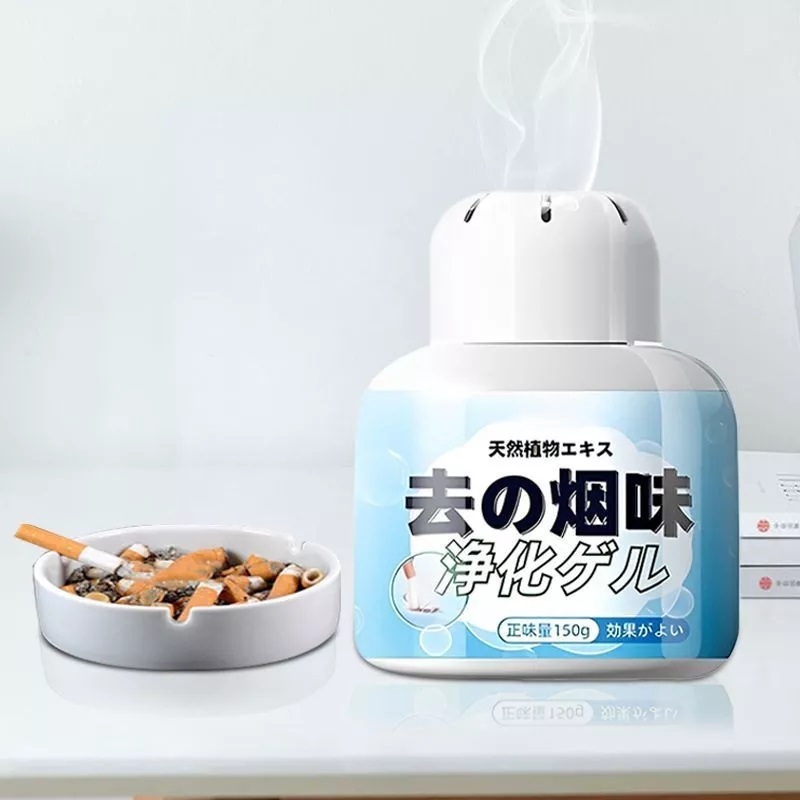 Gel Penghilang Bau Asap Rokok Penetral Bau Rumah Dan Mobil 150 Gram