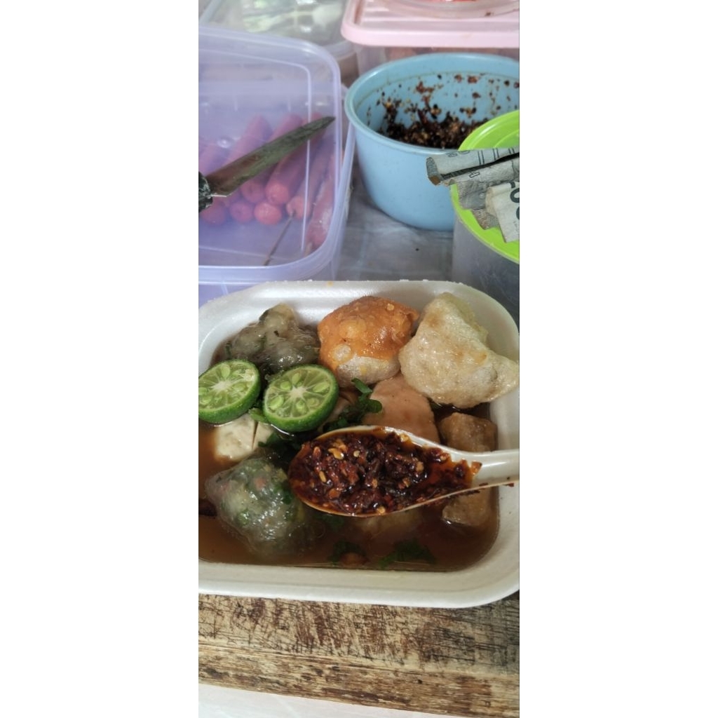 

Bakso cuangki chilioil