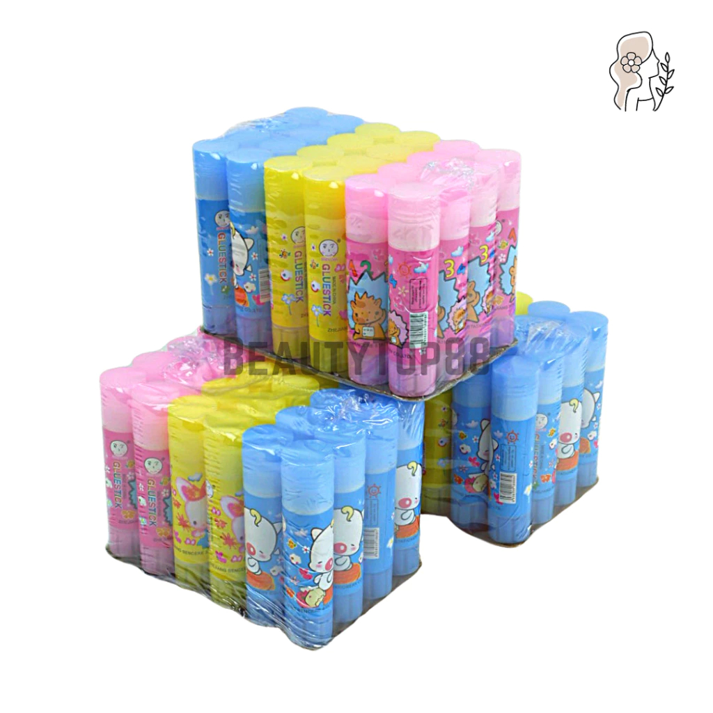 

A57 Glue Stick Fancy Kecil 10 gr / Lem Stik Putar Murah / Lem Kertas Karakter Kartun Anak Anak