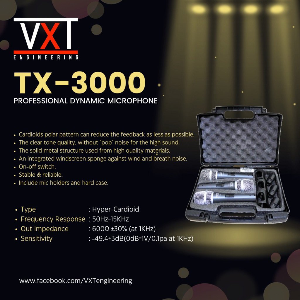 microphone VXT TX-3000 isi 3