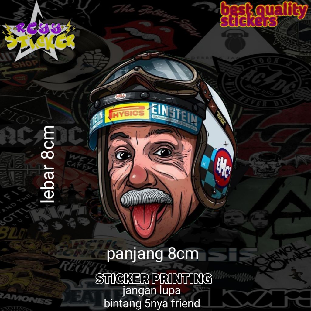

STICKER PRINTING ANTI AIR EINSTEN RACING KEREN
