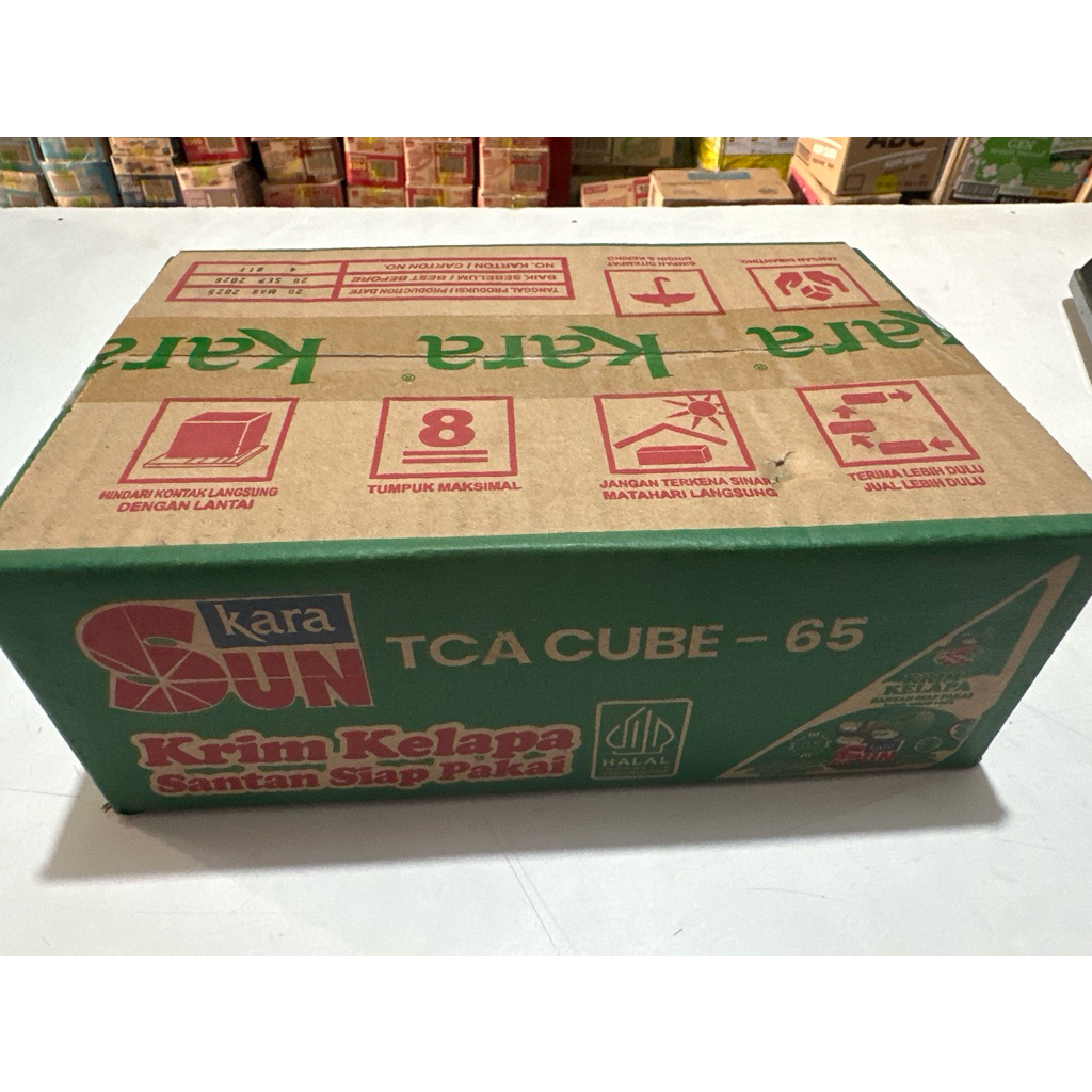 

sunkara tca cube 65ml santan isi 36