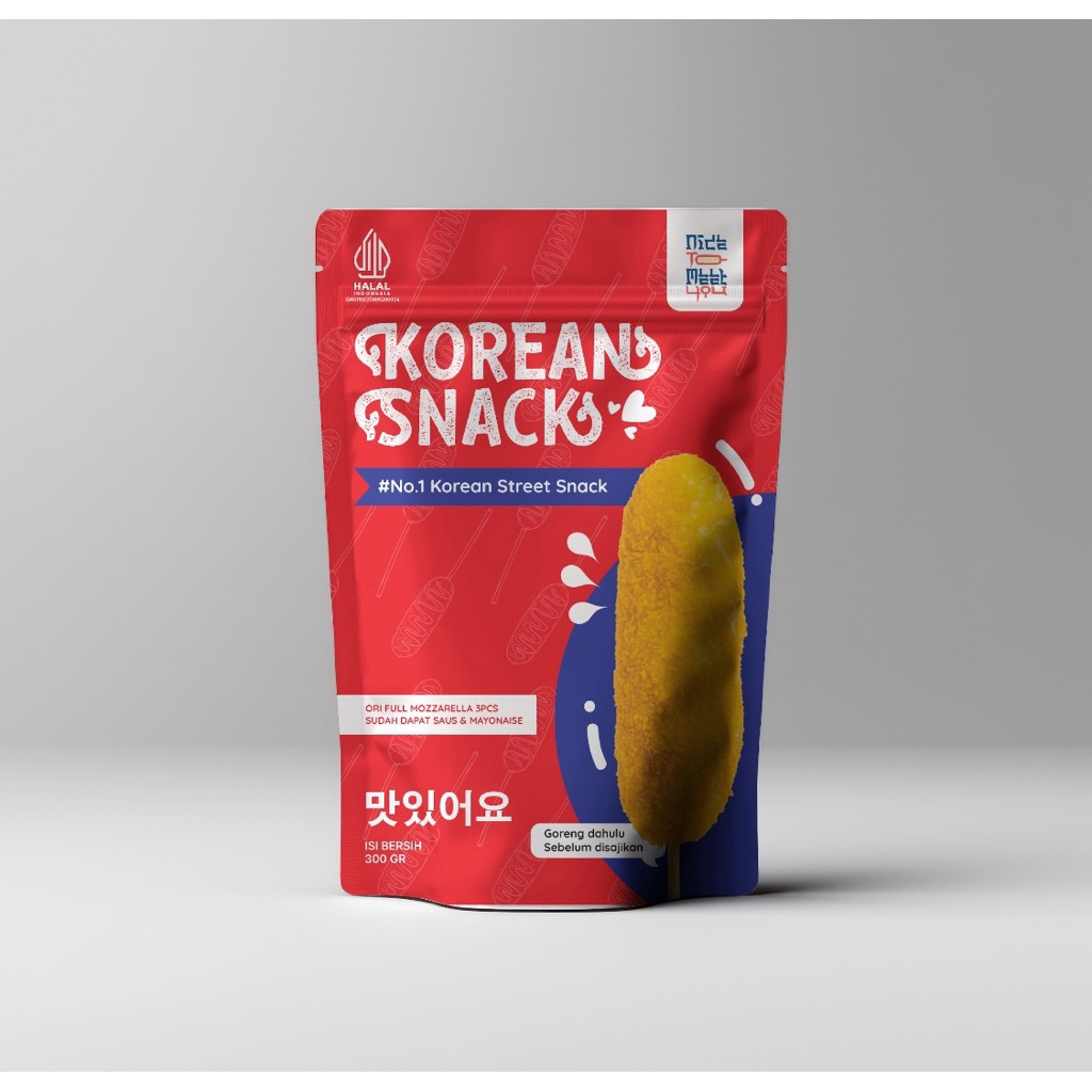 

NTMY Korean Snack Frozen Corndog Original Isi Mozzarella Isi Sosis