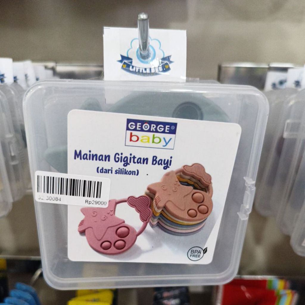 George Baby Silicone Teether pop it / George Baby Gigitan Bayi Silicone