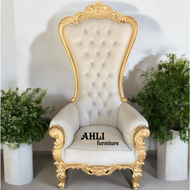 Sofa Single Kursi Syahrini Ukir