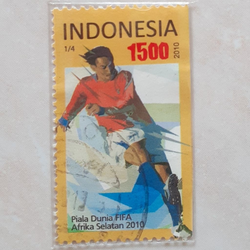 

(ID9) Perangko Indonesia Piala Dunia Afrika Selatan 1/4 Tahun 2010