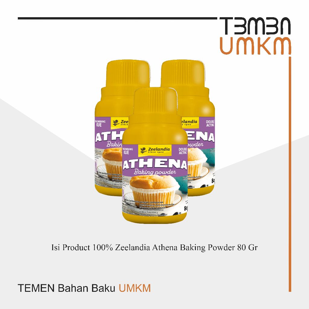 

Zeelandia Athena Baking Powder 80 Gr