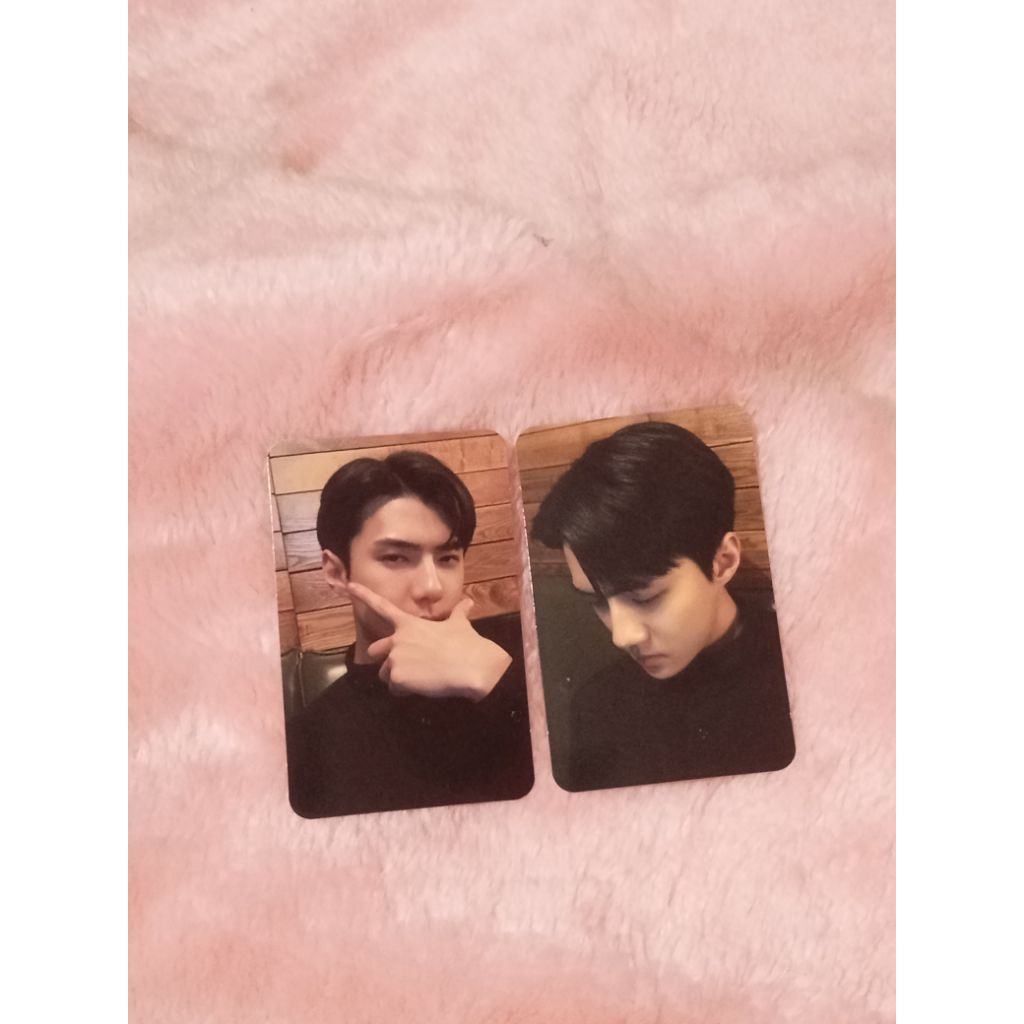 photocard sehun exo ace membership welcome kit