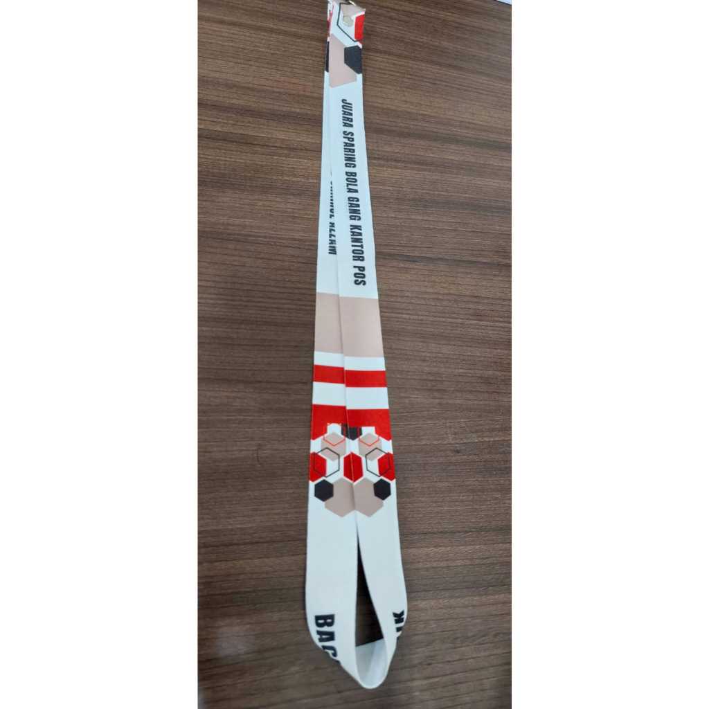 

Lanyard Custom Desain Bebas Sesuai Keinginan Printing 1 Sisi Bisa Request Gantungan Card Holder Tali