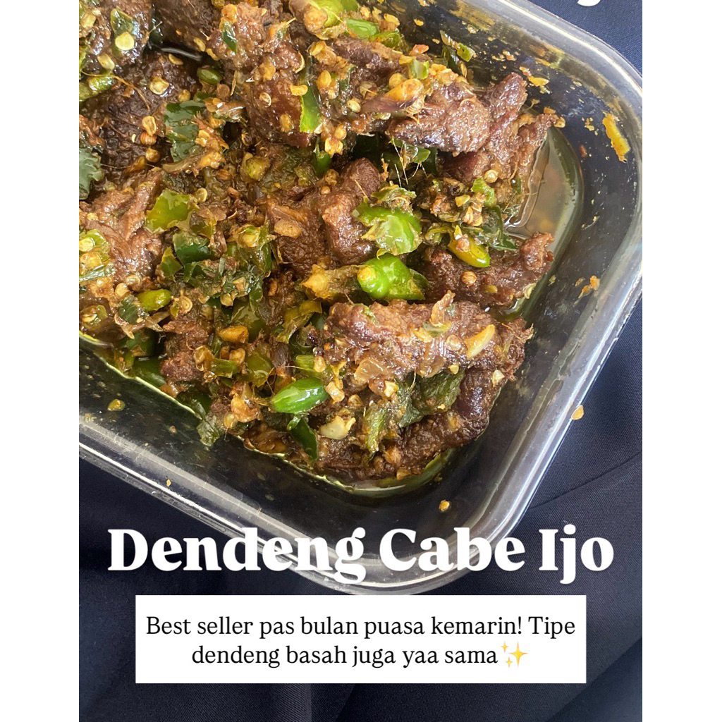 

Sambal cabe ijo (sambal saja tanpa daging)