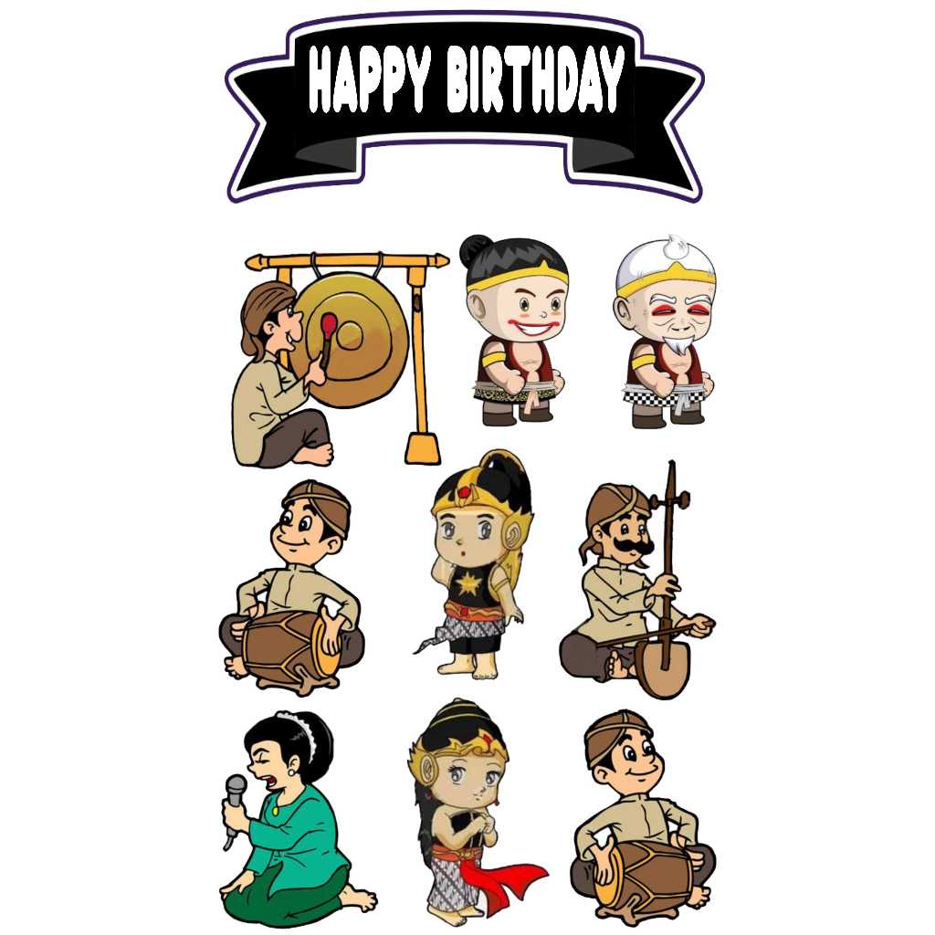 

TOPPER CAKE CUSTOM TOPPER ULANG TAHUN / HIASAN KUE ULANG TAHUN KETOPRAK JAWA