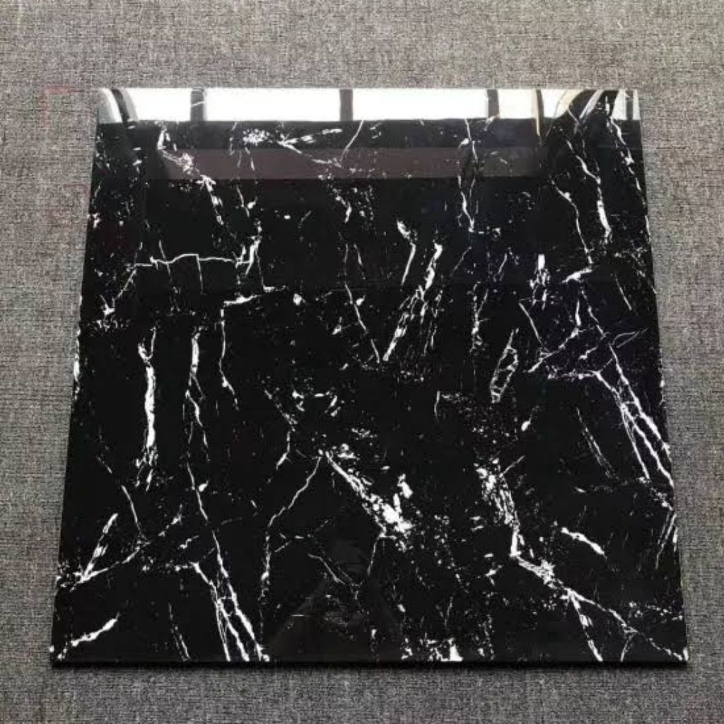800*800mm Ubin Marmer Keramik Hitam - Cina Marmer hitam, marmer