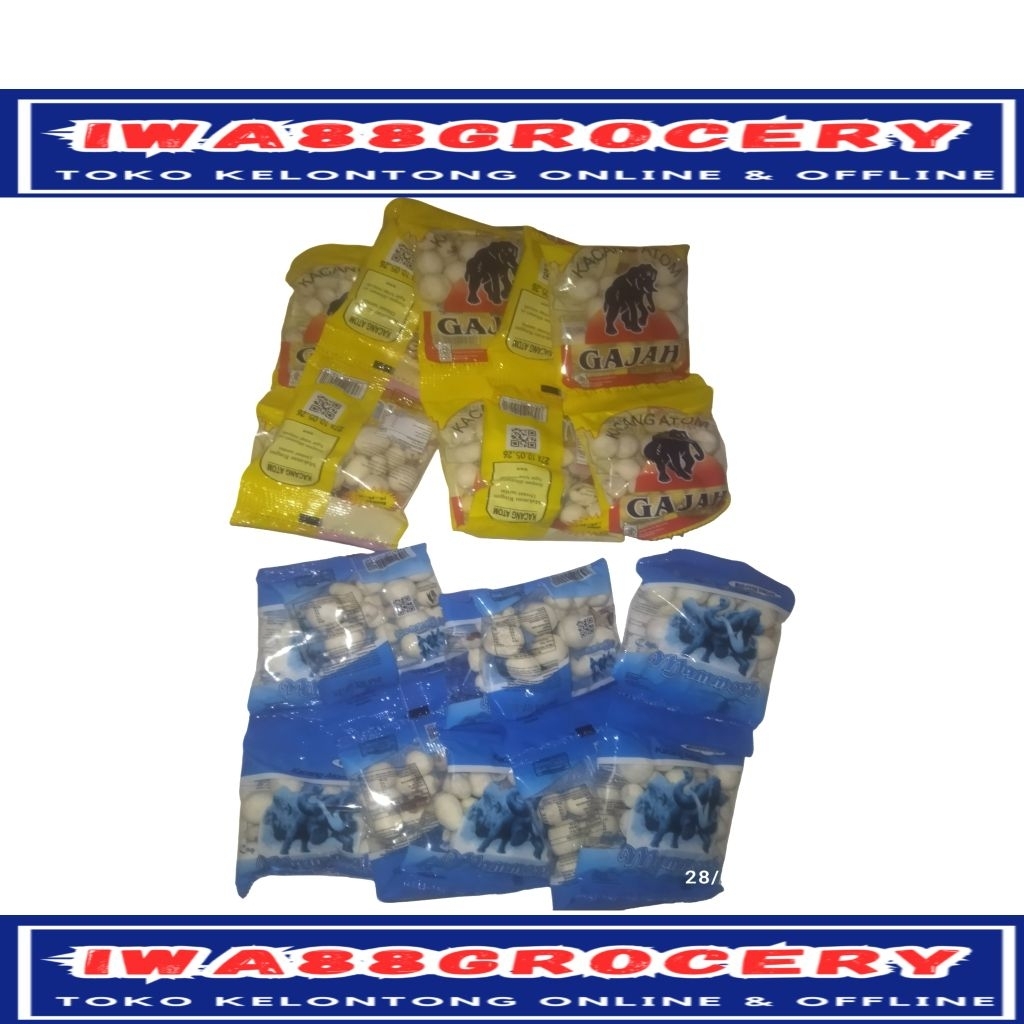 Kacang atom sukro cap mammoth dan gajah 1 renceng