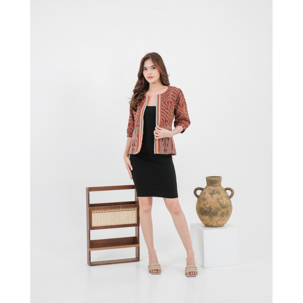 blus tenun wanita - atasan tenun wanita
