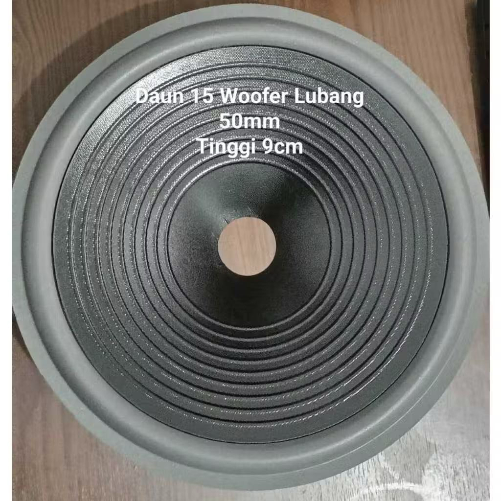 Daun speaker kertas speaker 15inc Woofer lubang 50mm