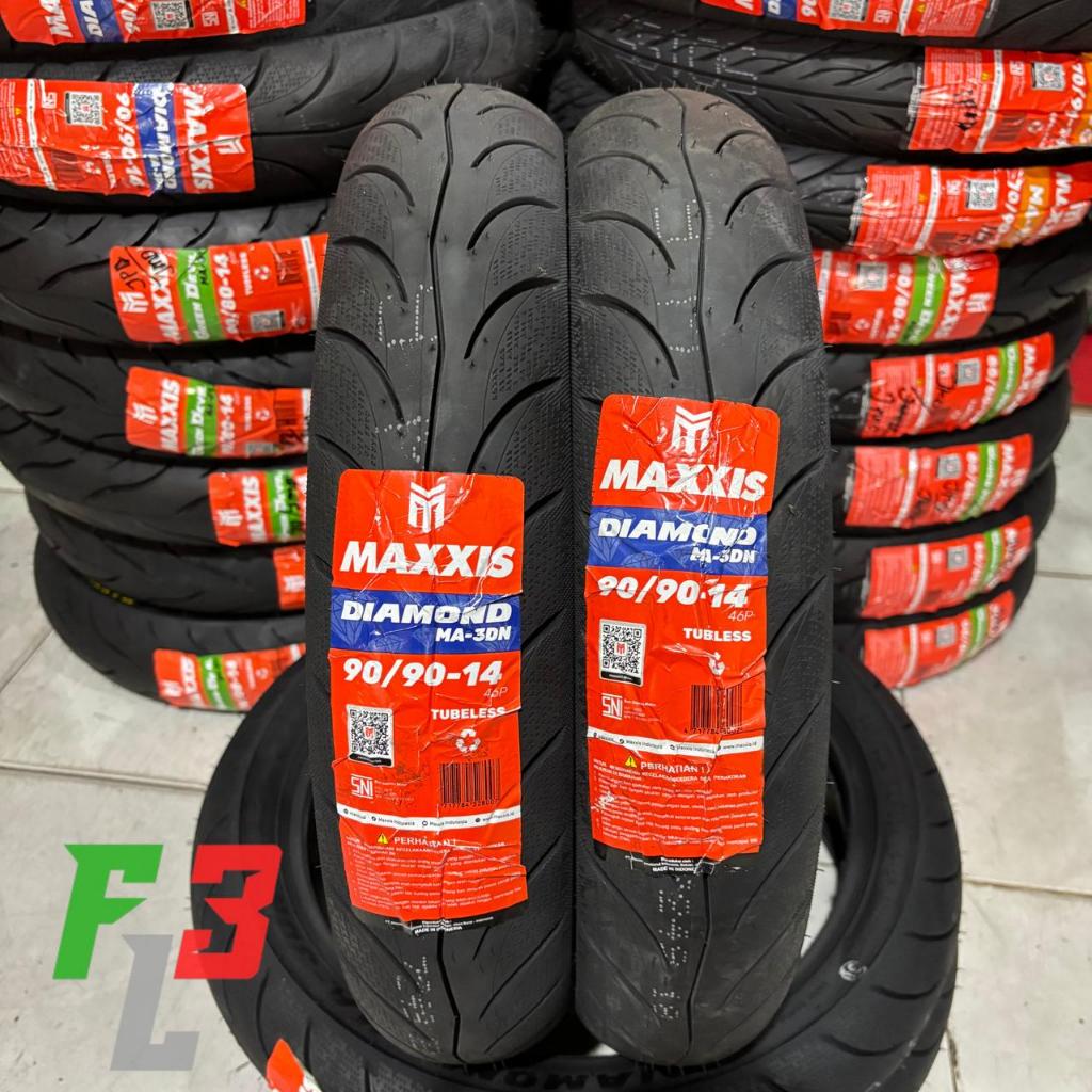 BAN LUAR TUBELESS MAXXIS DIAMOND MA-3DN 90/90 RING 14 BAN LUAR MAXXIS