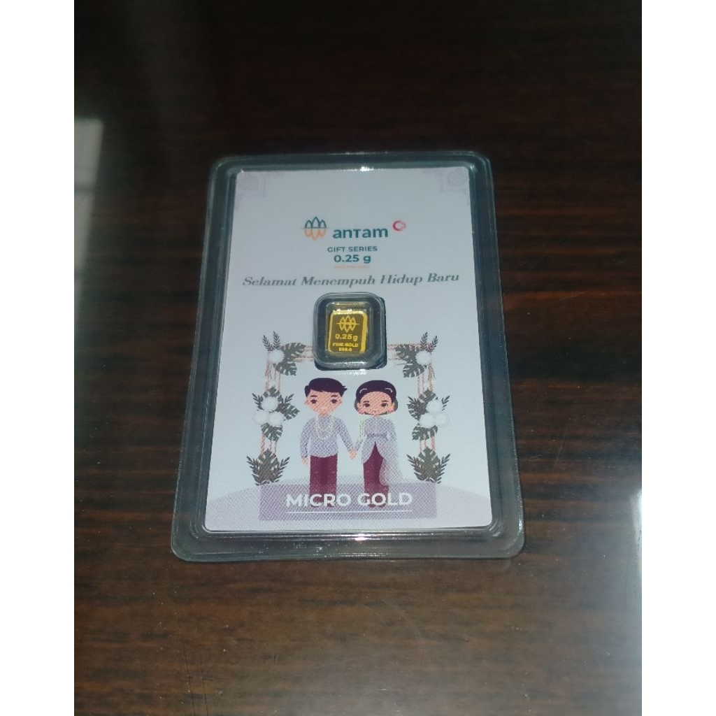LM Antam 24K Hartadinata 0,25gr Selamat Menempuh Hidup Baru