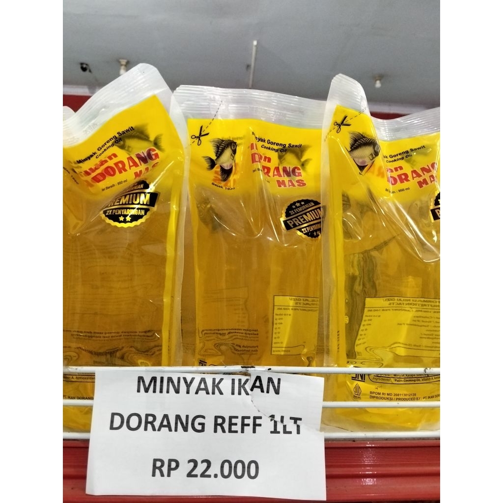 

MINYAK IKAN DORANG 1 liter