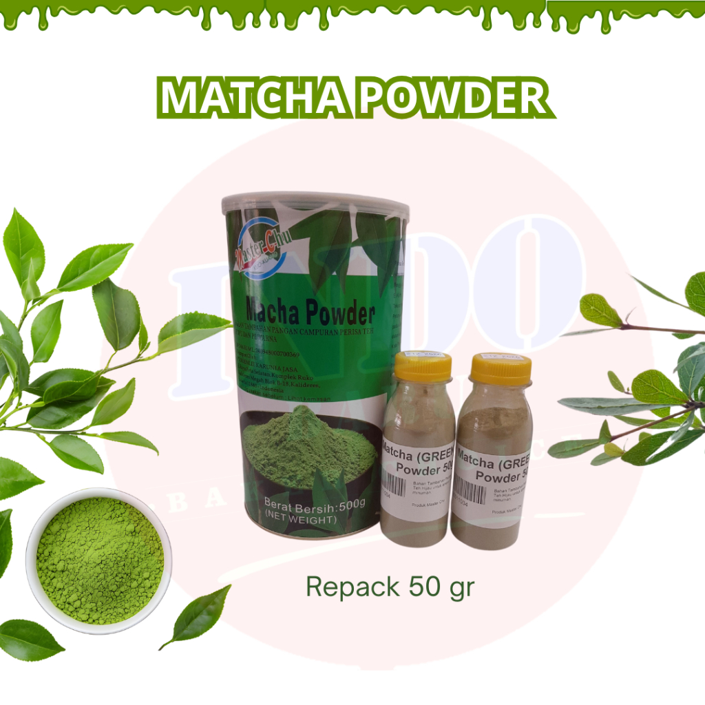 

MASTER CHU Bubuk Greentea - Matcha Powder REPACK 50 gr