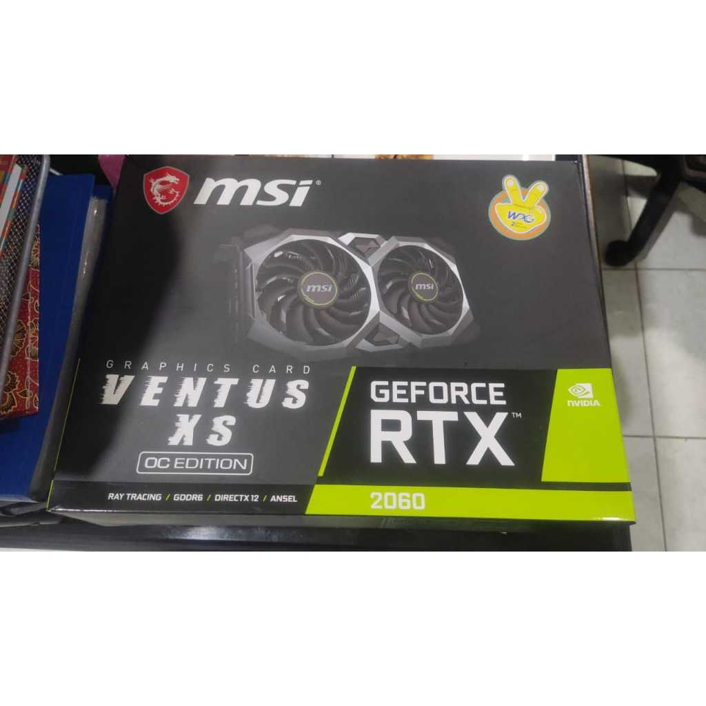 VGA MSI RTX 2060 VENTUS 6G OC 6GB GDDR6 | 2ND VGA ONLY