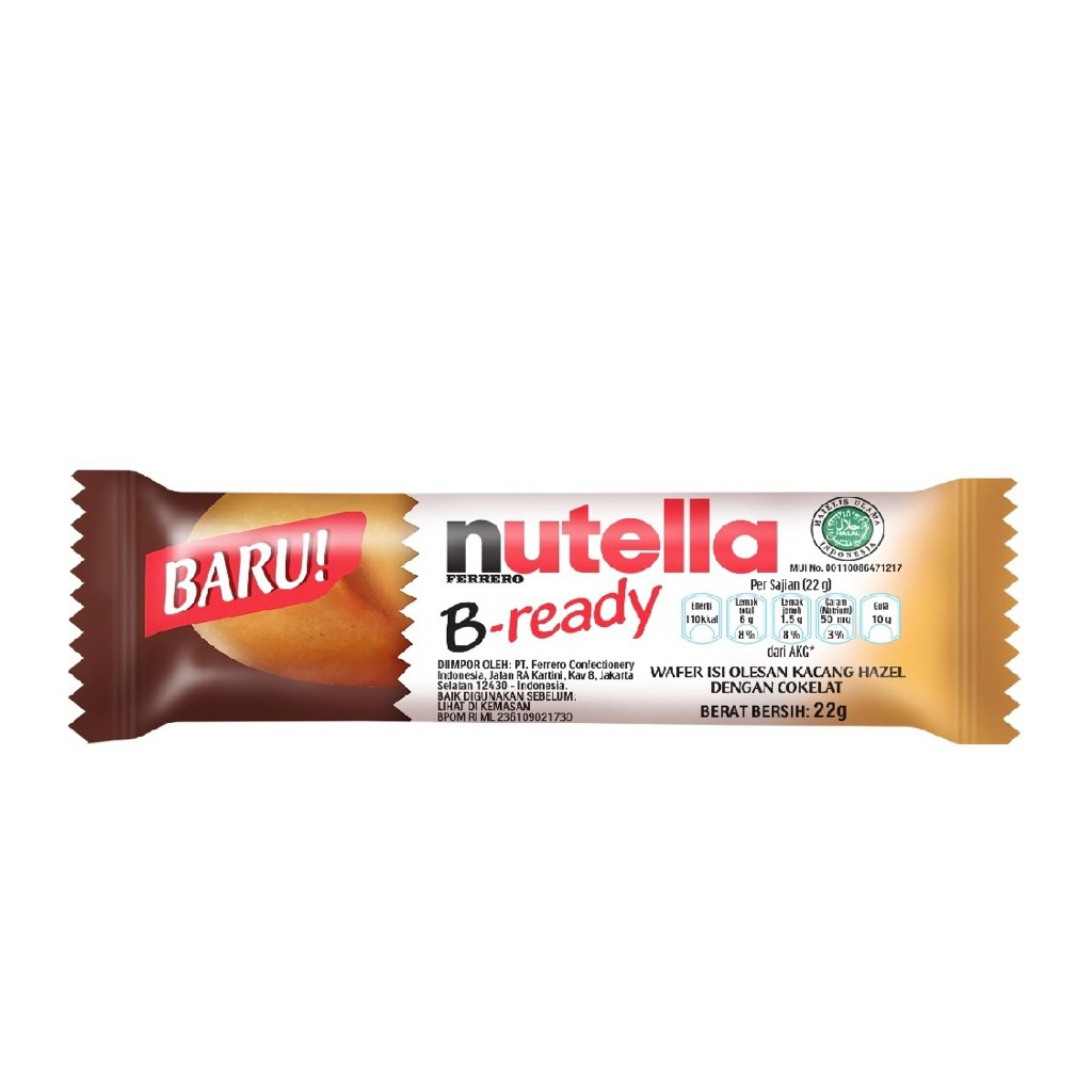 

Nutella B-Ready Snack Stick 22gr