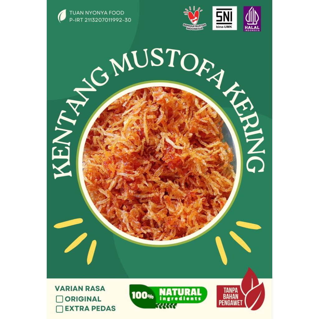 

Kentang Mustofa TuanNyonyafood 250gr