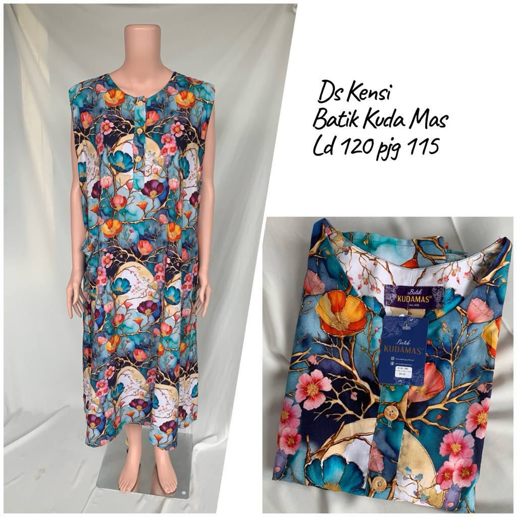 DASTER YUKENSI BATIK KUDA MAS | DASTER SINGLET KUDA MAS