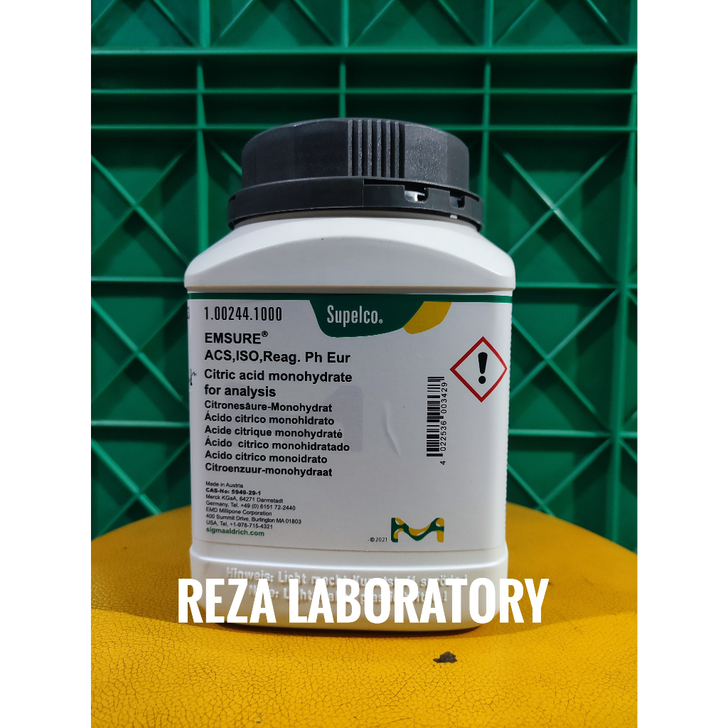 Citric Acid Monohydrate MERCK 100244 / Asam Sitrat Monohidrat - 1KG ORIGINAL