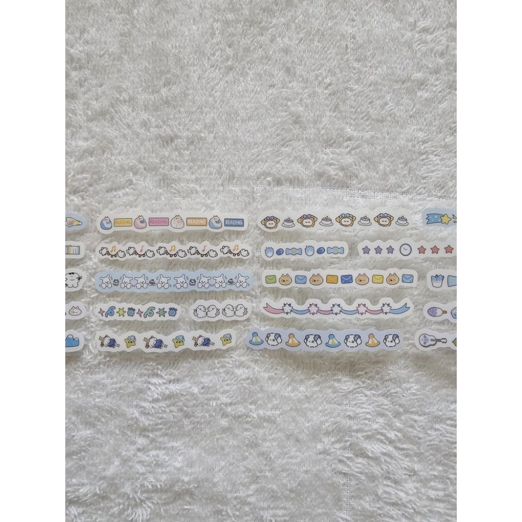 

(Baca Deskripsi) Preloved Cardlover Cute Cartoon Masking Tape Roll Sticker