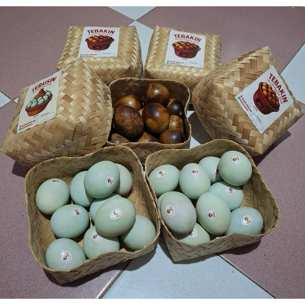 

Telur Asin / Telur Kukus Asin / Telur Bakar Asin / Siap Santap