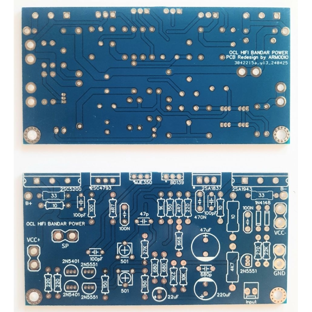 PCB Power OCL HIFI Bandar Power Dobel Layer