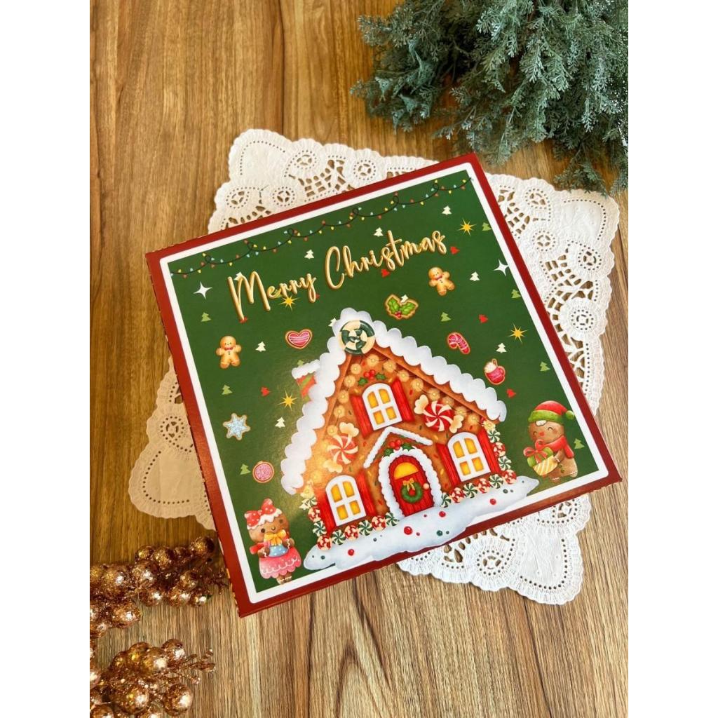 

Cake Box Natal Christmas Kotak Kue Bolu Roti Brownies Hampers Size 22x22x8