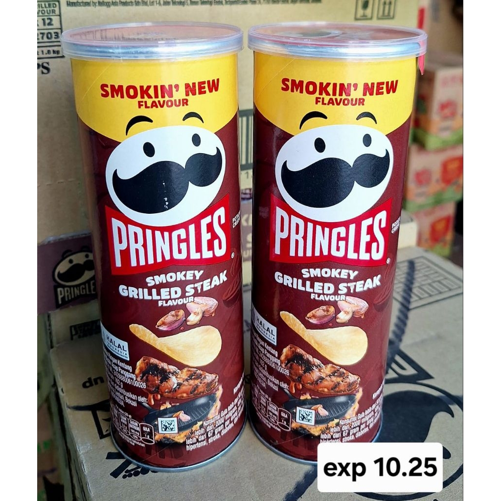 

1DUS PRINGLES SMOKEY GRILLED STEAK 102GR