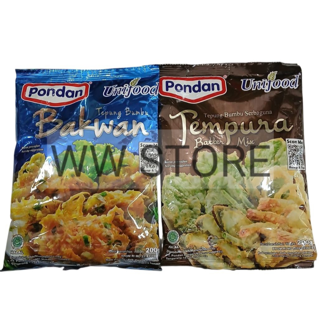 

Tepung bumbu Serbaguna Serba Guna halal MUI Pondan Bakwan Tempura Batter Mix 200g