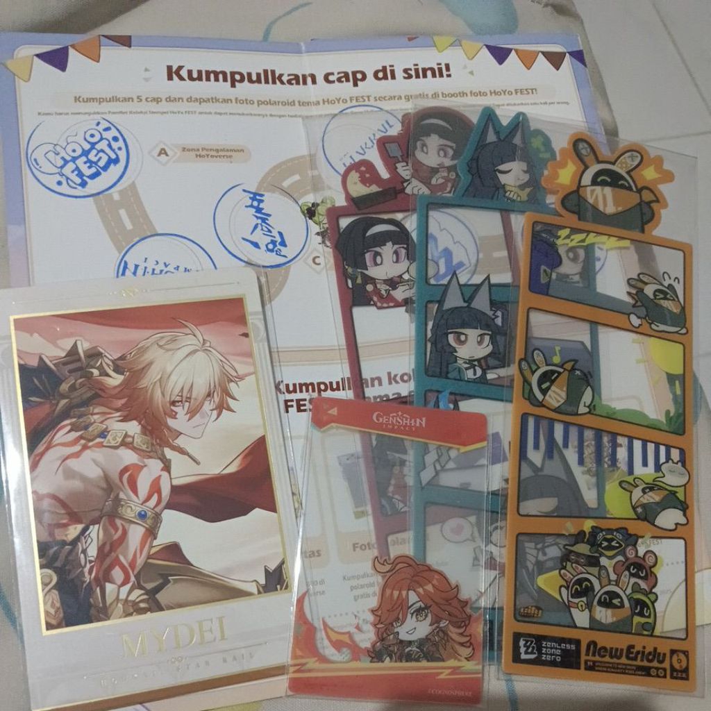 Merchandise HoyoFest 2025 Genshin Impact GI, Honkai Star Rail HSR, Zenless Zone Zero ZZZ, Honkai Imp