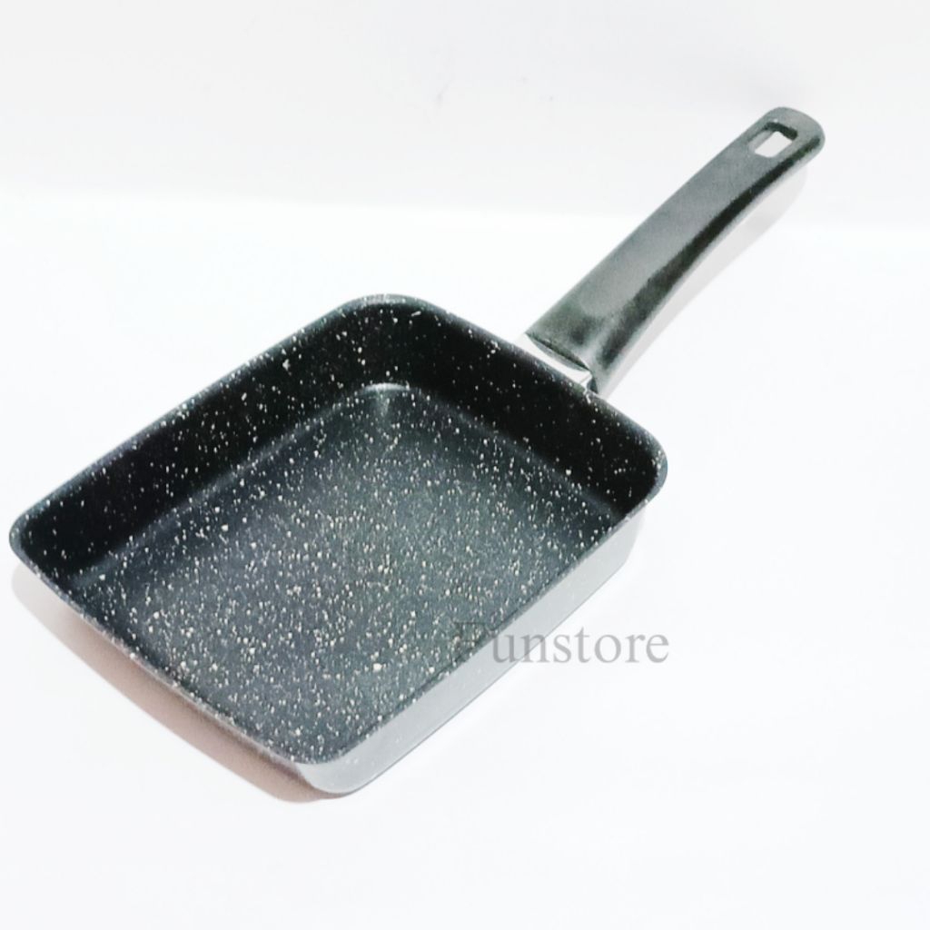 Shoporenku Wajan Teflon Frypan Omelette Penggorengan/Frypan Kotak Persegi Anti Lengket