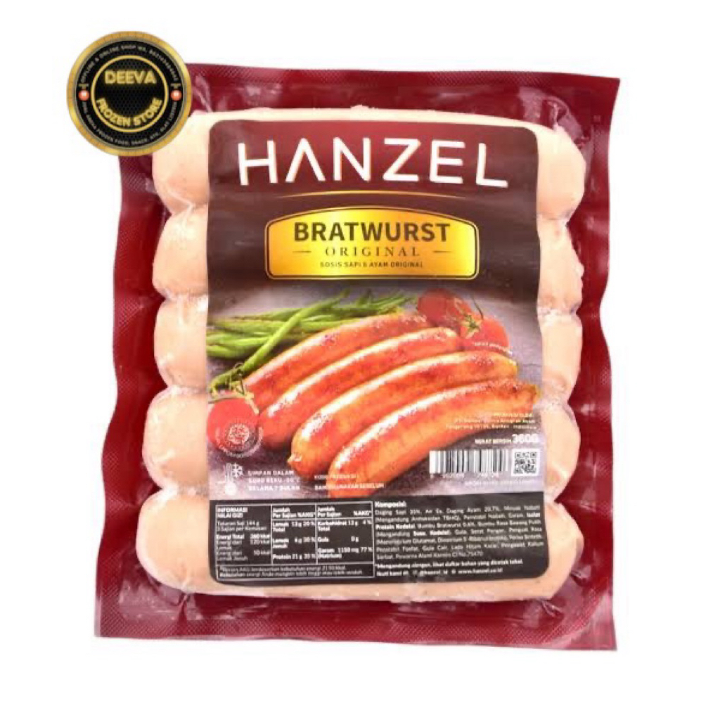 

Hanzel Sosis Bratwurts Ori isi5