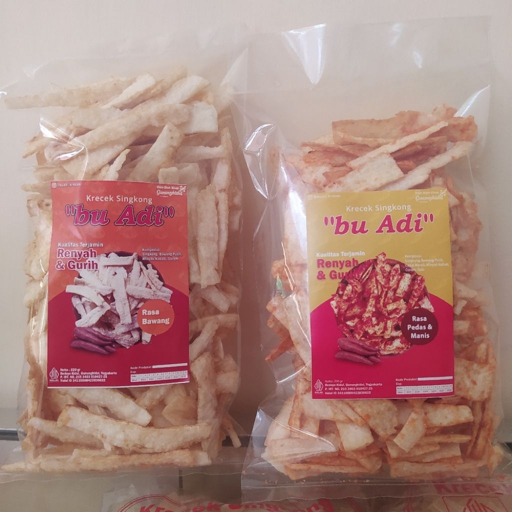 

Krecek Singkong Matang Siap Santap Olahan Camilan Ringan Khas Gunungkidul