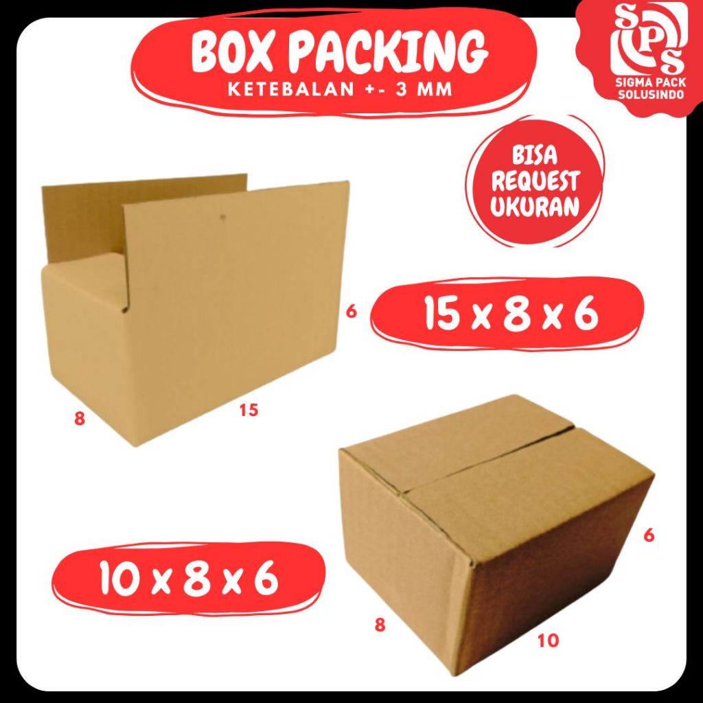 

Box 15x8x6/10x8x6 Kardus 15x8x6/10x8x6 Dus 15x8x6/10x8x6 Kotak packing Madu Botol Minyak Parfum