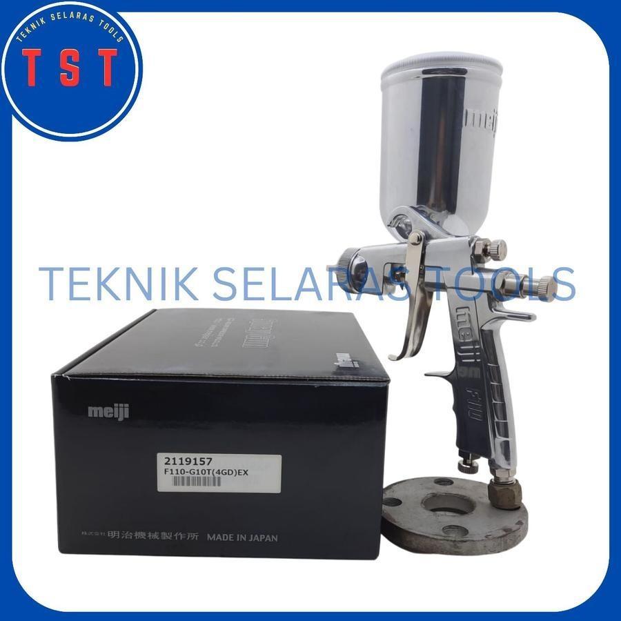 Meiji Spray Gun F110 Tabung Atas Tulip G10T / G13T / G15T + Cup 4GD - G15T