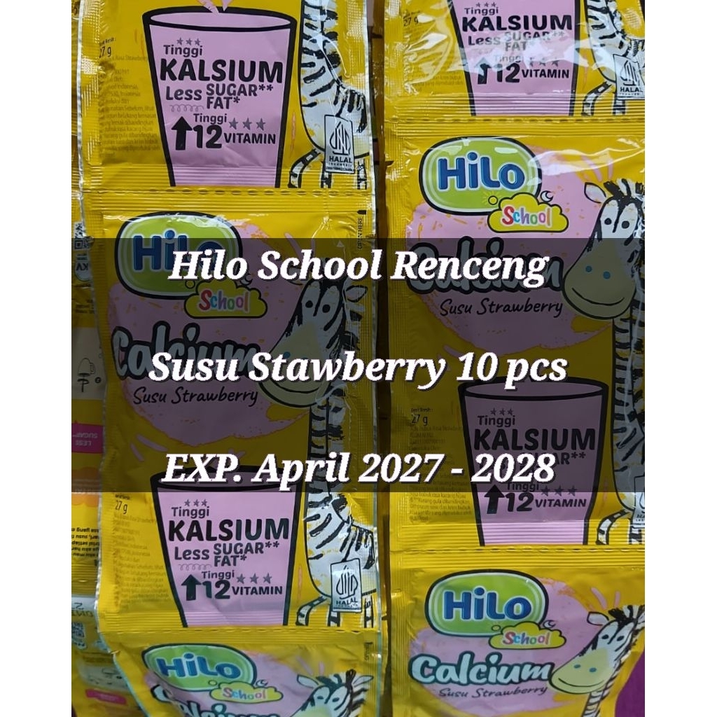 

Hilo School Renceng isi 10 pcs@27gr/ Exp. 2027 - 2028